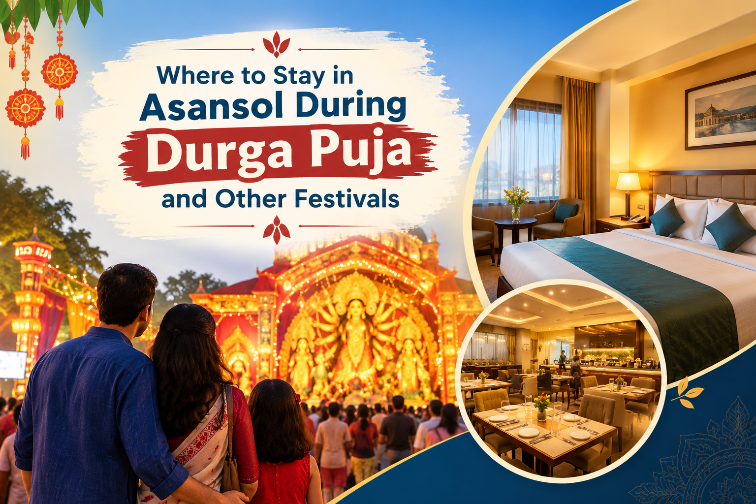 hotel in Asansol during Durga Puja